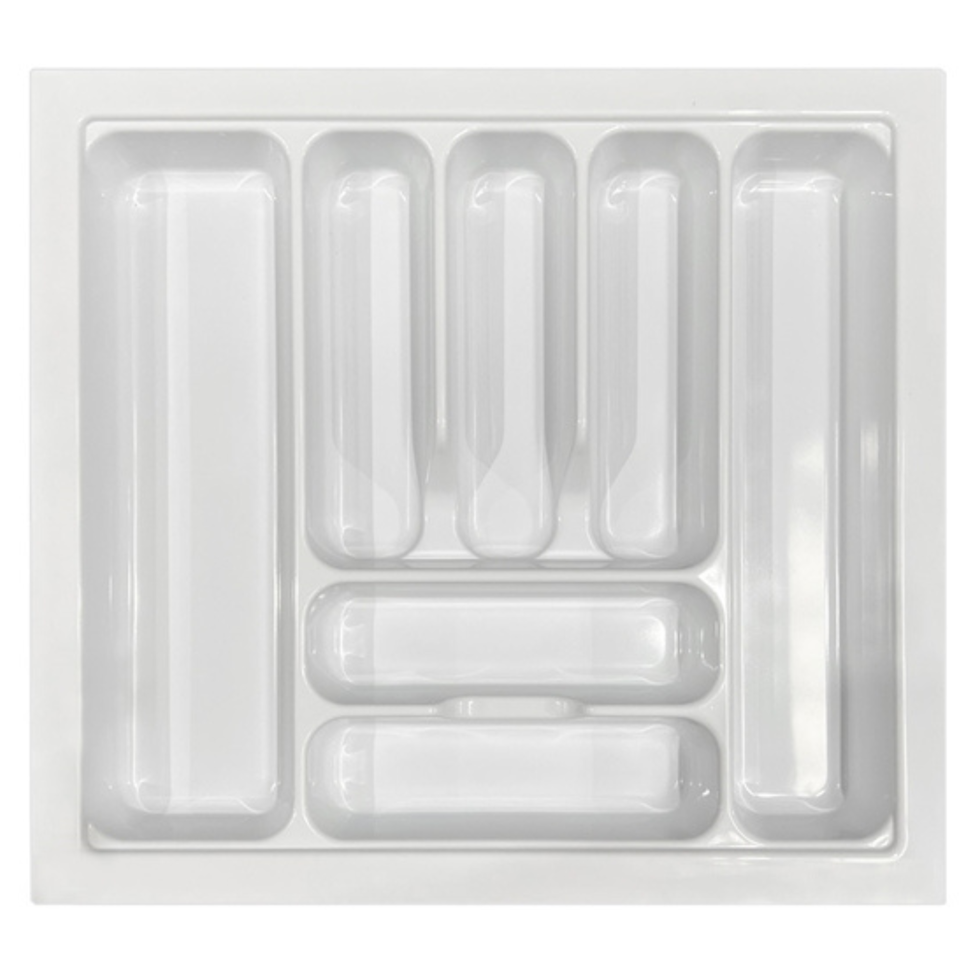 White Cutlery Tray 530x480mm-2